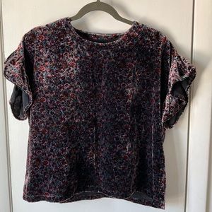 Current/Elliot The Janie Velvet Top
